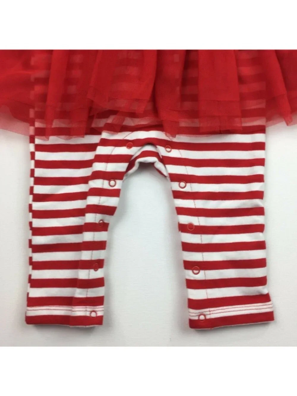 Cat & Jack Baby Girl Red Hooded Christmas Holiday One Piece Outfit Mrs Claus